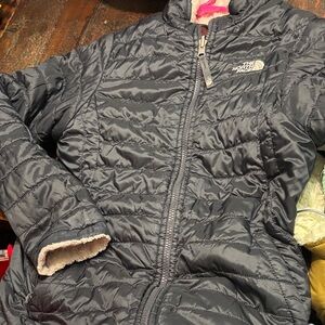 The North Face Charcoal Quilted Jacket